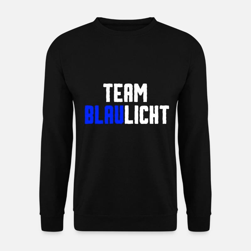 Team Blaulicht - Unisex Pullover - Schwarz