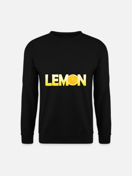 Lemon - Unisex Sweatshirt - black