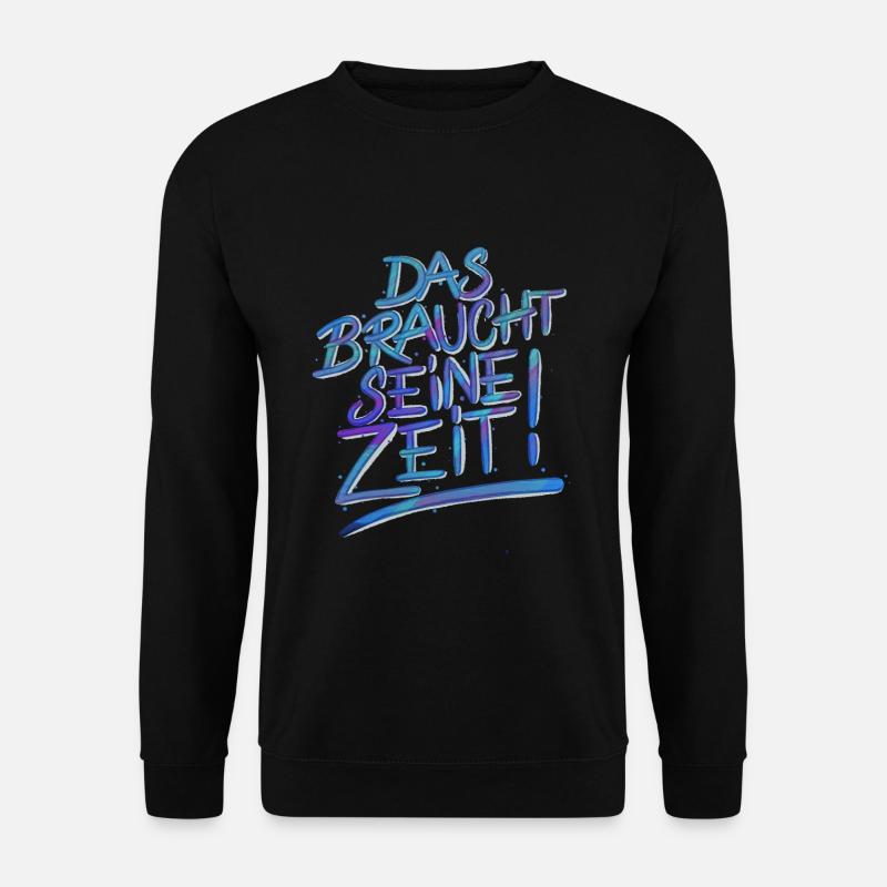 Time - Unisex Sweatshirt - black