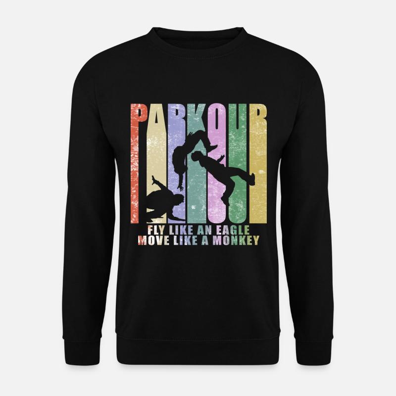 Parkour Freerunner - Unisex Pullover - Schwarz
