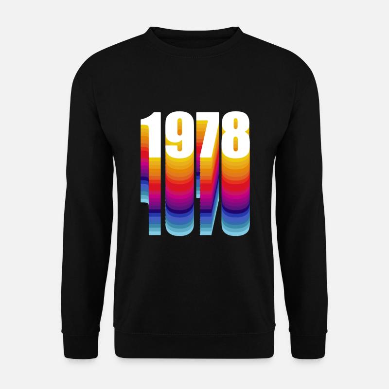 1978 Geburtsjahr - Unisex Pullover - Schwarz