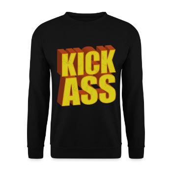 Kick-Ass - Unisex Pullover - Schwarz - Vorne - Alina (178cm) & Michal (187cm)