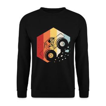 Monstertruck Monster Truck Motorsport Motor Auto - Sweat-shirt Unisexe - noir - Devant - Alina (178cm) & Michal (187cm)