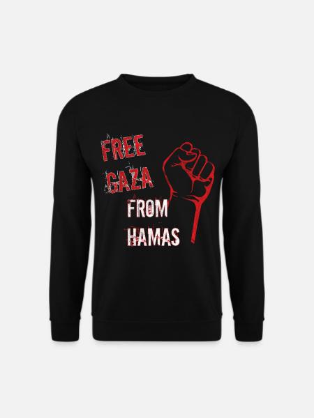 free gaza from - Unisex Sweatshirt - black