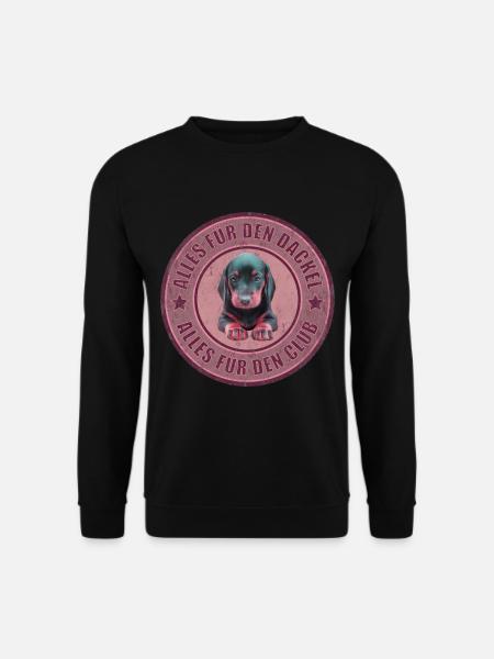 Dackel - Dachshund - Alles für den Dackel - Unisex Pullover - Schwarz