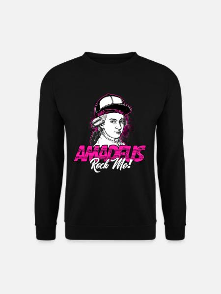 Amadeus Rock Me | Wolfgang Amadeus Mozart Classic - Genser unisex - svart