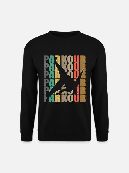 Parkour Freerunner Traceur Le Parcourshirt - Sweat-shirt Unisexe - noir