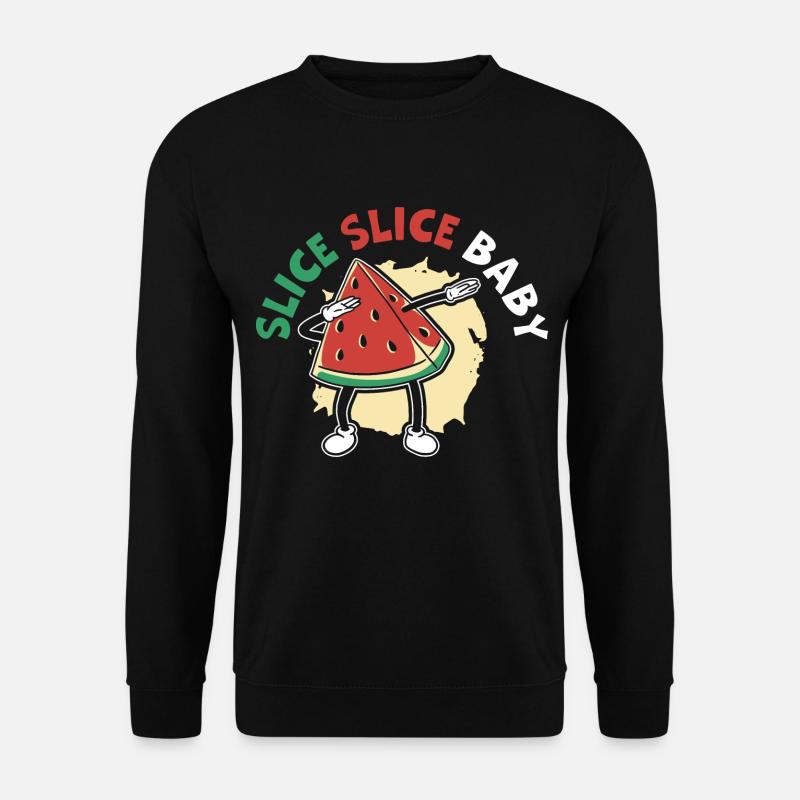 Été drôle de pastèque - Sweat-shirt Unisexe - noir