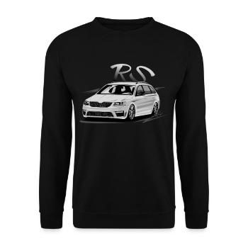 voiture tuning - Sweat-shirt Unisexe - noir - Devant - Alina (178cm) & Michal (187cm)