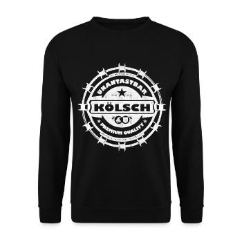 Kölsch Unantastbar - Unisex Pullover - Schwarz - Vorne - Alina (178cm) & Michal (187cm)