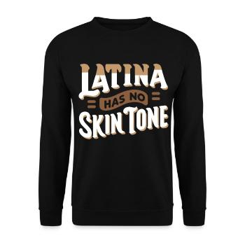 Latina Power Mexicain Espagnol Hispanique - Sweat-shirt Unisexe - noir - Devant - Alina (178cm) & Michal (187cm)