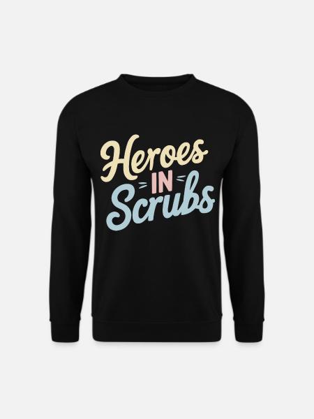 nurse in intensive care, - Unisex Sweatshirt - black