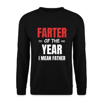 Cadeau drôle pour le papa papa papa humour - Sweat-shirt Unisexe - noir - Devant - Alina (178cm) & Michal (187cm)