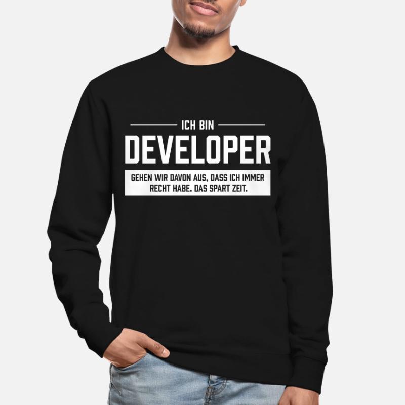 Ich bin Developer Unisex Pullover