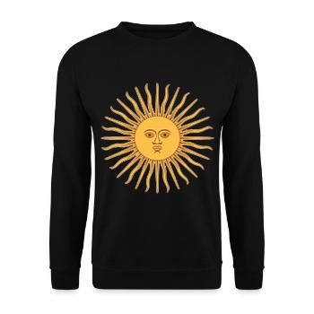 Argentinien Sun Of May Argentiner Argentinische Fl - Unisex Pullover - Schwarz - Vorne - Alina (178cm) & Michal (187cm)