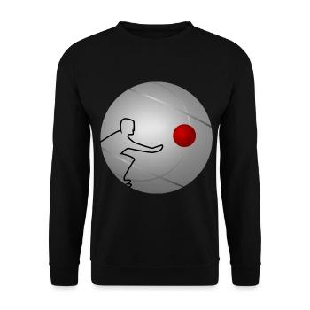 Bocce Boul - Sweat-shirt Unisexe - noir - Devant - Alina (178cm) & Michal (187cm)