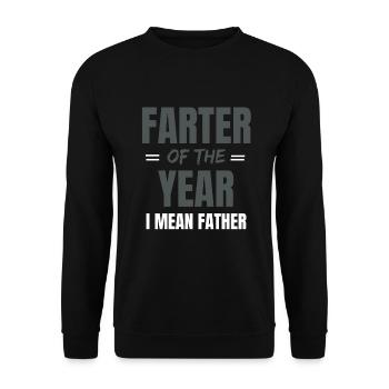 Cadeau drôle pour le papa papa papa humour - Sweat-shirt Unisexe - noir - Devant - Alina (178cm) & Michal (187cm)
