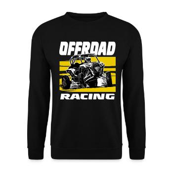 Autocross - Buggy - 4x4 - Offroad - Unisex Pullover - Schwarz - Vorne - Alina (178cm) & Michal (187cm)