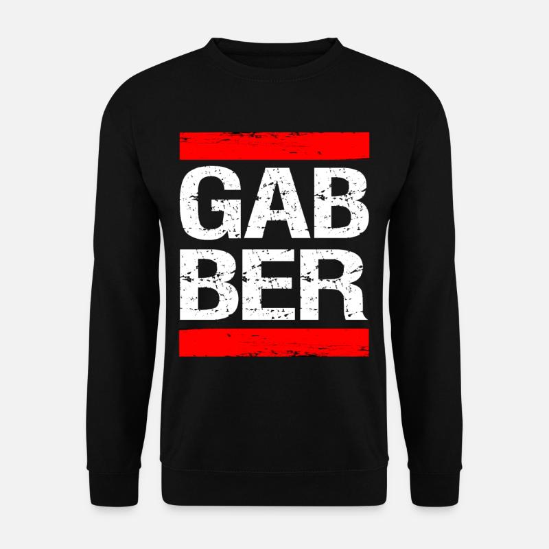 Gabber Wear Uptempo Terrorcore Speedcore - Unisex Sweatshirt - black
