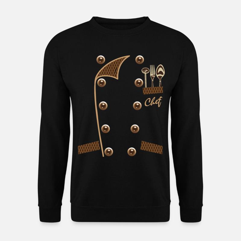 Chef Uniforme Drôle Chef - Sweat-shirt Unisexe - noir