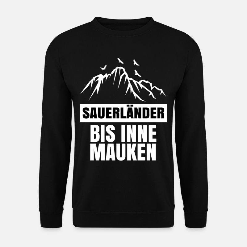 Sauerland Sauerländer Bis Inne Mauken - Unisex Pullover - Schwarz