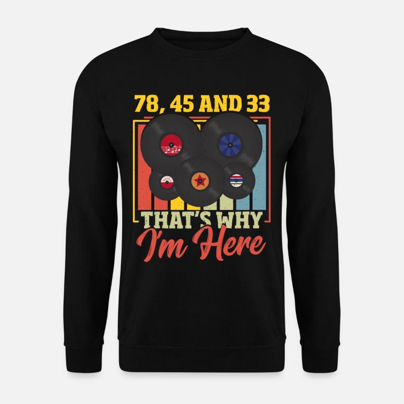 Disc Taker - Collect Vinyl - Unisex Sweatshirt - black