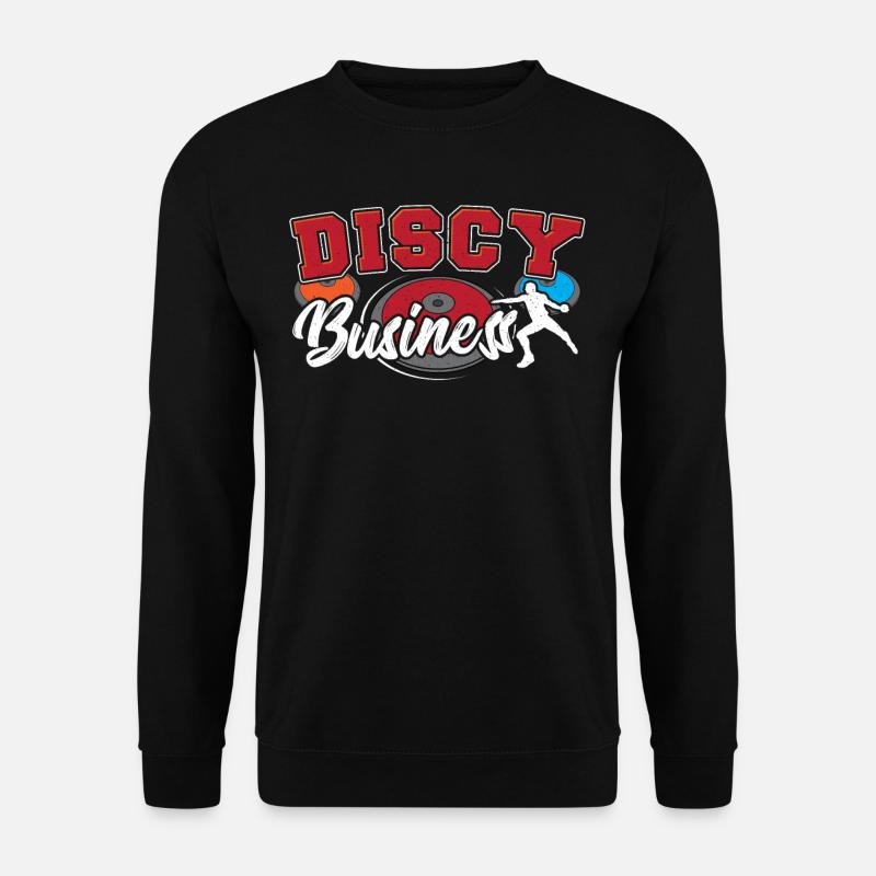 Diskus Leichtathletik Diskus Athlet Diskuswurf - Unisex Pullover - Schwarz