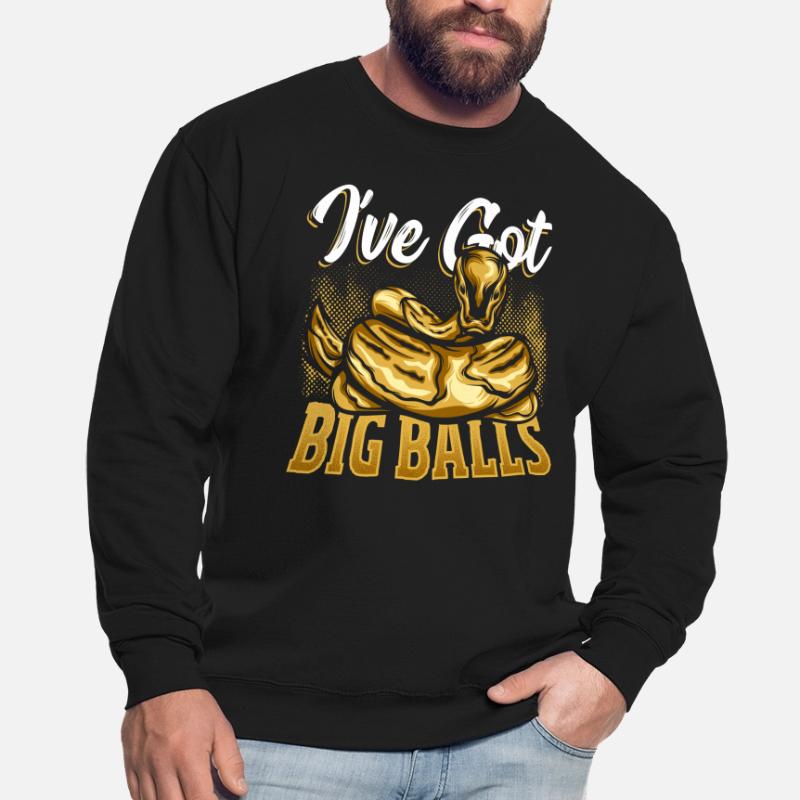 Banana Ball Python Design For A Royal Unisex Sweatshirt