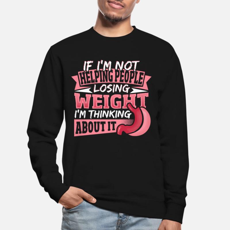 Conception pour la chirurgie de l’estomac pour la perte de poids Sweat-shirt Unisexe