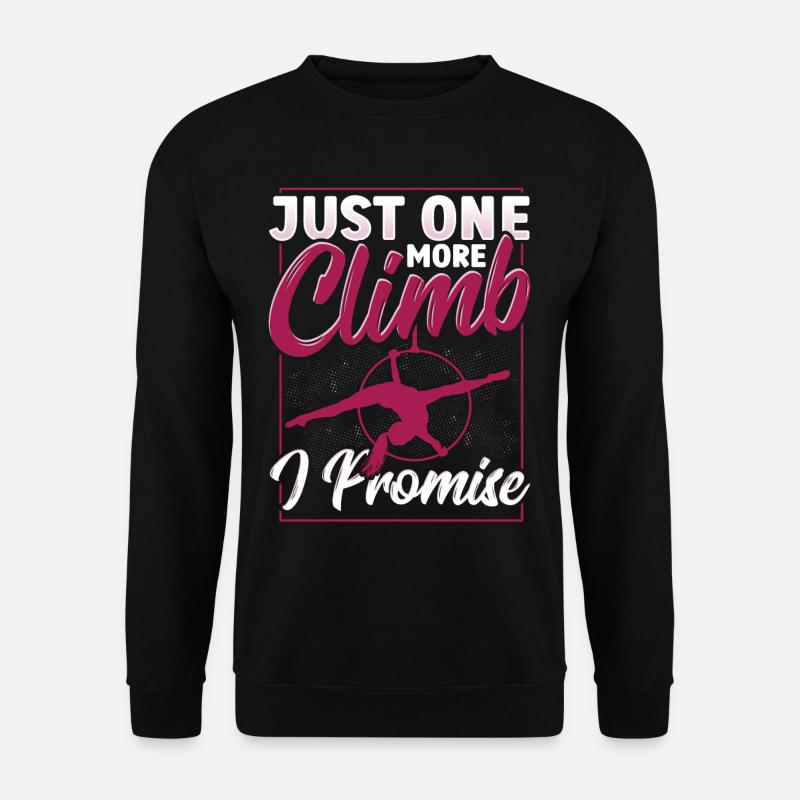 Aerial Silks Design pour un acrobate aérien - Sweat-shirt Unisexe - noir