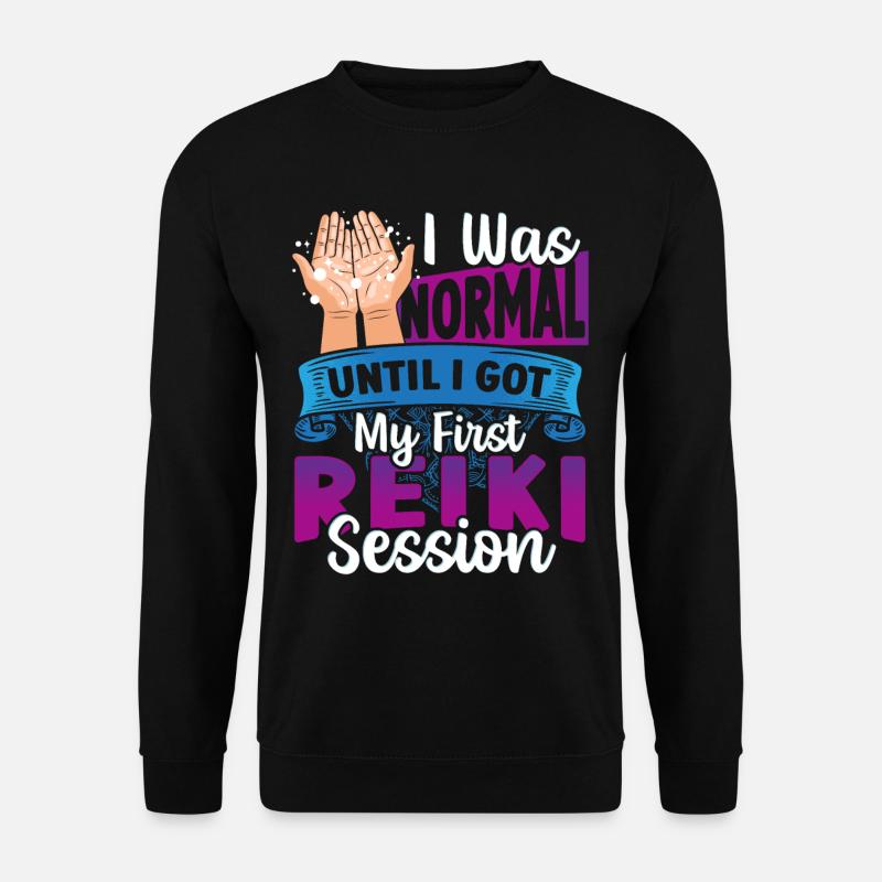 Reiki Practitioner Design for an Energy Healer - Unisex Sweatshirt - black