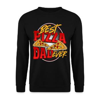 Conception de la fabrication de pizzas pour la prochaine Pizza Party - Sweat-shirt Unisexe - noir - Devant - Alina (178cm) & Michal (187cm)
