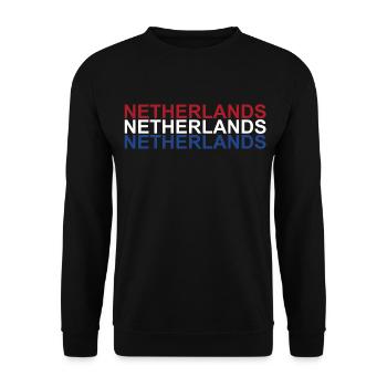 Holland - Unisex Pullover - Schwarz - Vorne - Alina (178cm) & Michal (187cm)