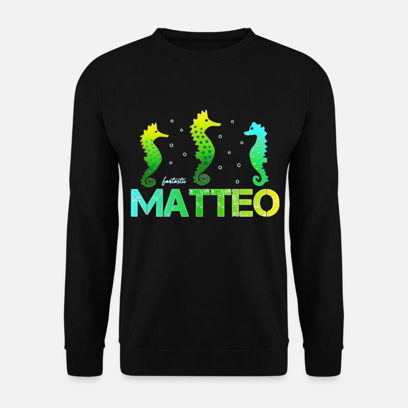 Matteo Anniversaire Matteo - Sweat-shirt Unisexe - noir