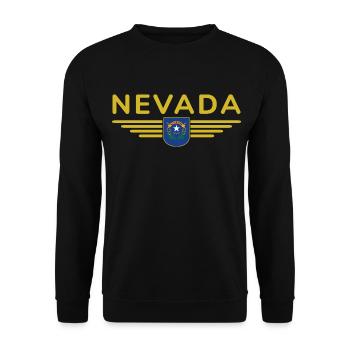 T-shirt Nevada Fan – Parfait pour les fans ! - Sweat-shirt Unisexe - noir - Devant - Alina (178cm) & Michal (187cm)
