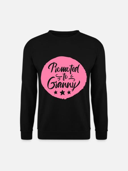 Grand-mère Grand-mère Grand-mère promeut grand-mère à grand-mère - Sweat-shirt Unisexe - noir