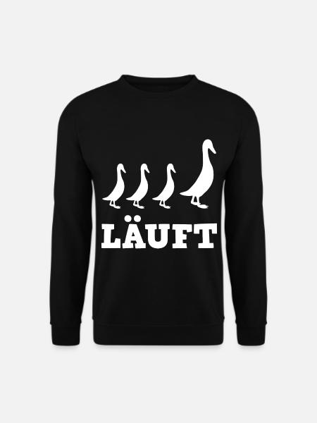 Laufente Laufentenzüchter Laufentenstall Enten - Unisex Pullover - Schwarz