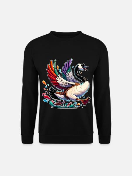 Belle bernache canadienne - Sweat-shirt Unisexe - noir