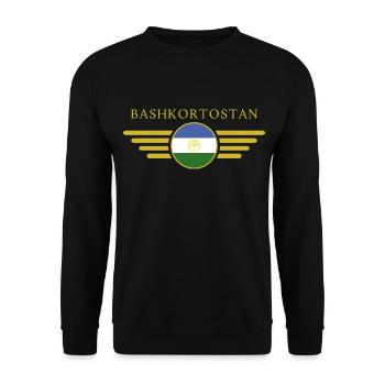 J’adore le Bashkortostan Design T-shirt et tenues - Sweat-shirt Unisexe - noir - Devant - Alina (178cm) & Michal (187cm)