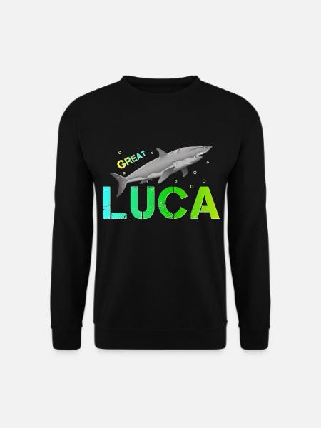 Luca Name Luca - Unisex Sweatshirt - black
