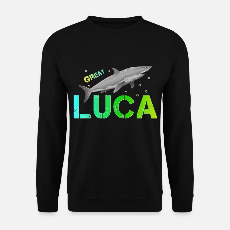 Luca Name Luca - Unisex Sweatshirt - black