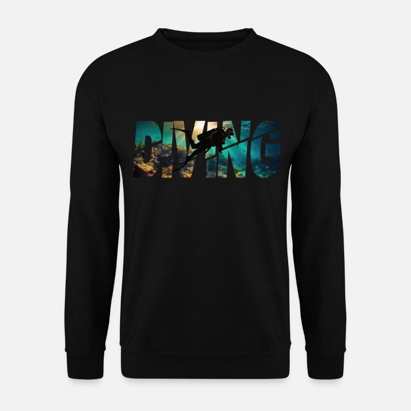 Plongeur plongeur - Sweat-shirt Unisexe - noir