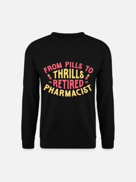 Pensionierter Apotheker, Rentner Apotheke - Unisex Pullover - Schwarz