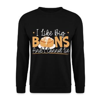 Idée cadeau Cannamon Rolls Candy Baker - Sweat-shirt Unisexe - noir - Devant - Alina (178cm) & Michal (187cm)
