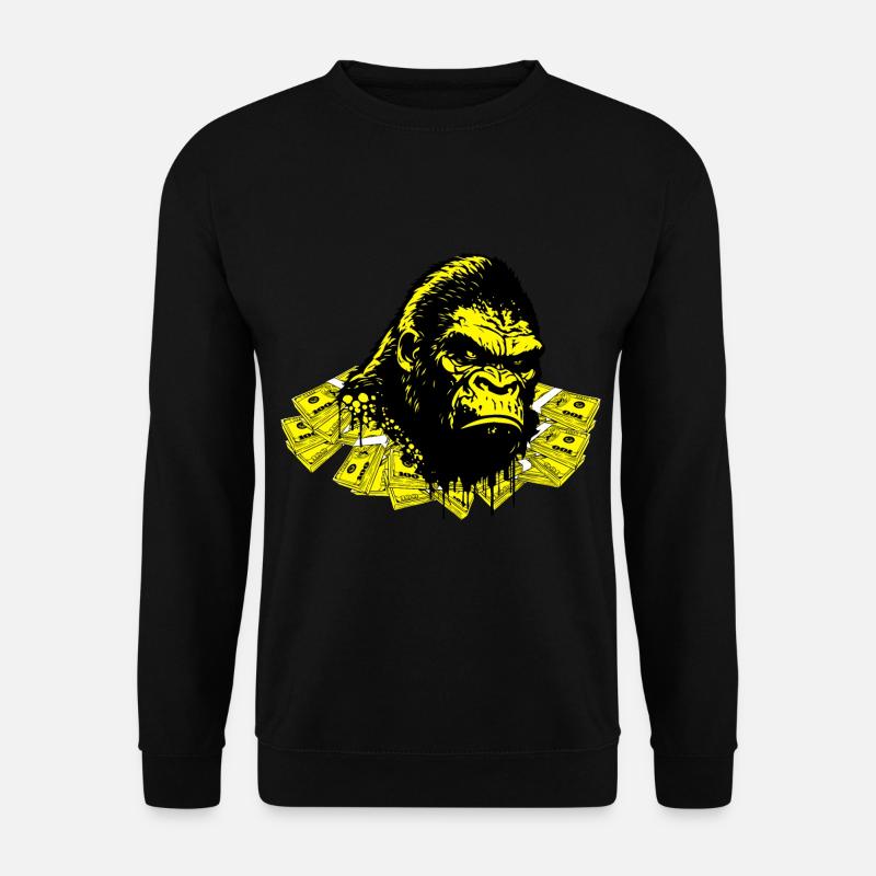 Money Monkey - Unisex Pullover - Schwarz