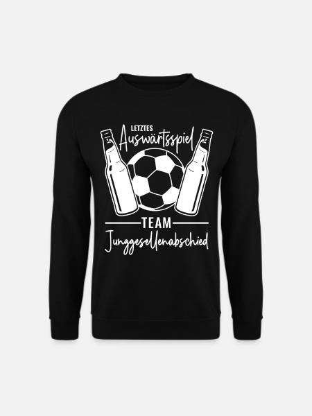 Fußball Jga Team Letztes Auswärtsspiel JGA 2026 - Unisex Pullover - Schwarz