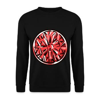 Diamond Gemstone - Unisex Sweatshirt - black - Front - Alina (178cm) & Michal (187cm)