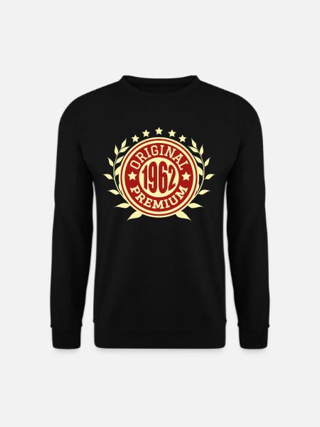 1962 Original Birthday Gift Vintage - Unisex Sweatshirt - black