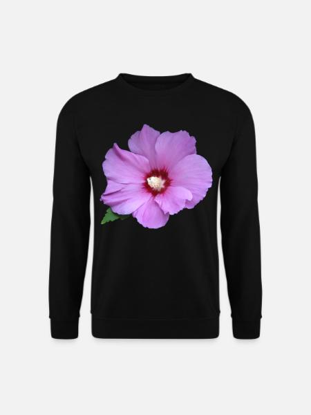 Rose pink flower Rose marshmallow - Unisex Sweatshirt - black