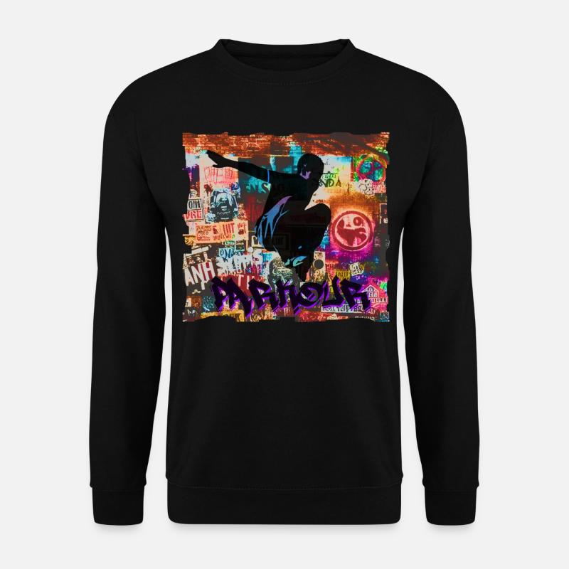 Parkour - Sweat-shirt Unisexe - noir